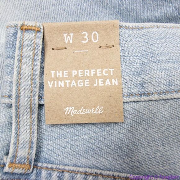 NEW Madewell The Perfect Vintage Jean in Fitzgerald Wash, 30 - Picture 12 of 16